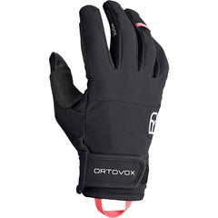 Ortovox Tour Light Glove for women’s Black Raven angle1; warm and versatile for winter sports.