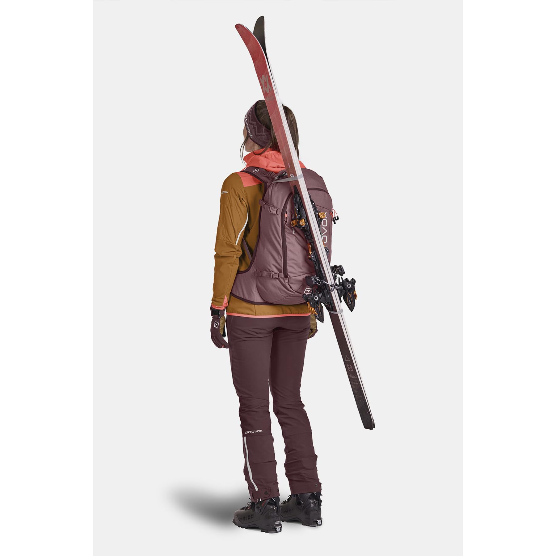Ortovox Tour Rider 28L S backpack hip pocket keeps small items handy.