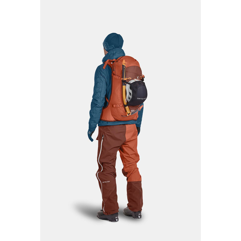 Ortovox Tour Rider 30L interior bright desert orange aids fast gear locating