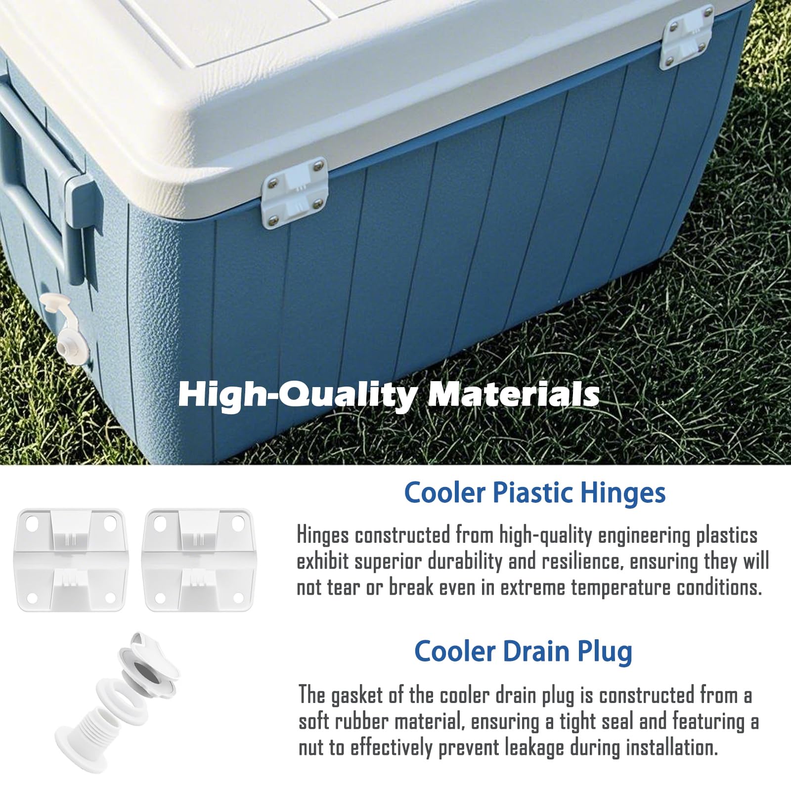ORTREE drain plug gasket seals tightly to prevent leakage.