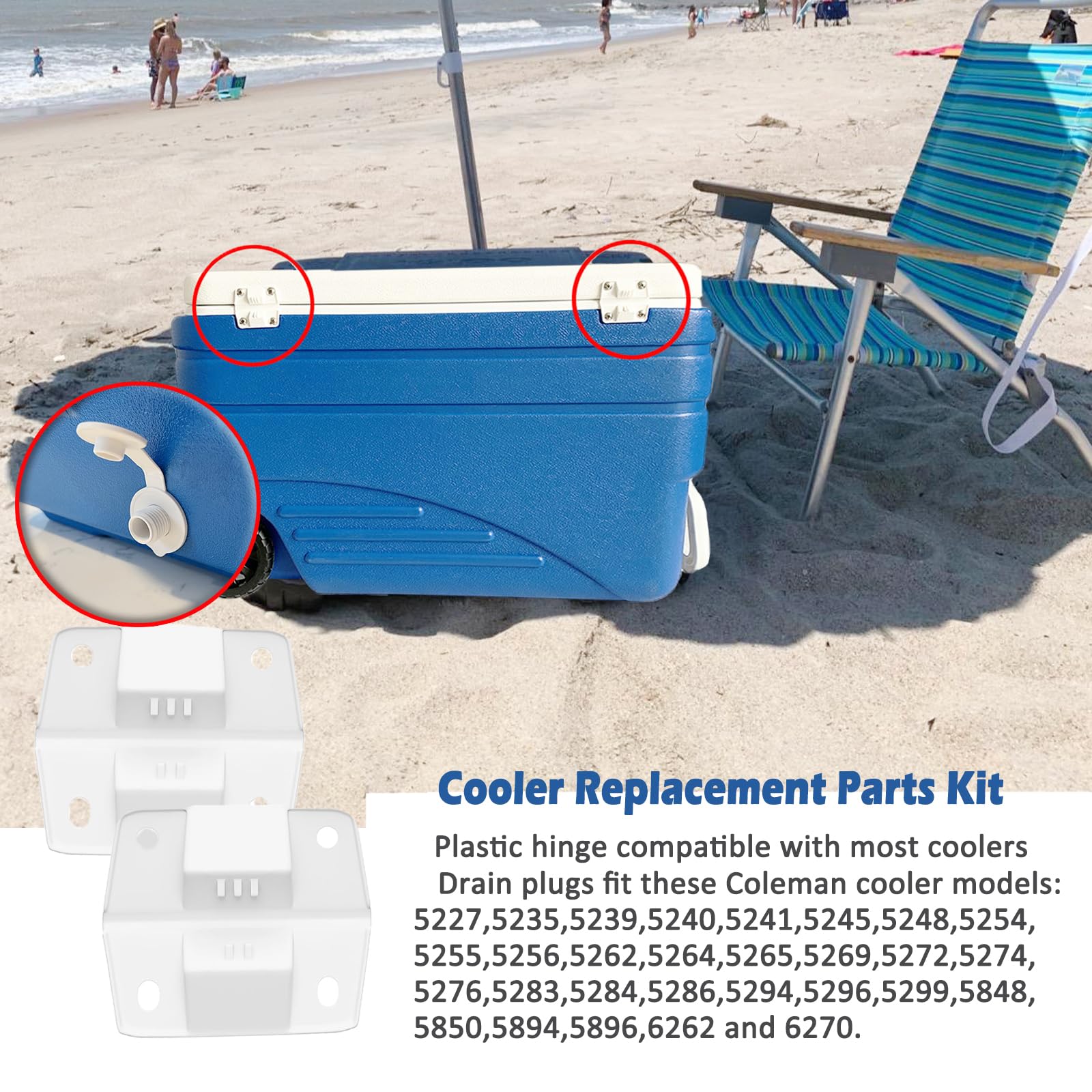 ORTREE hinges feature UV resistance for long-lasting performance.
