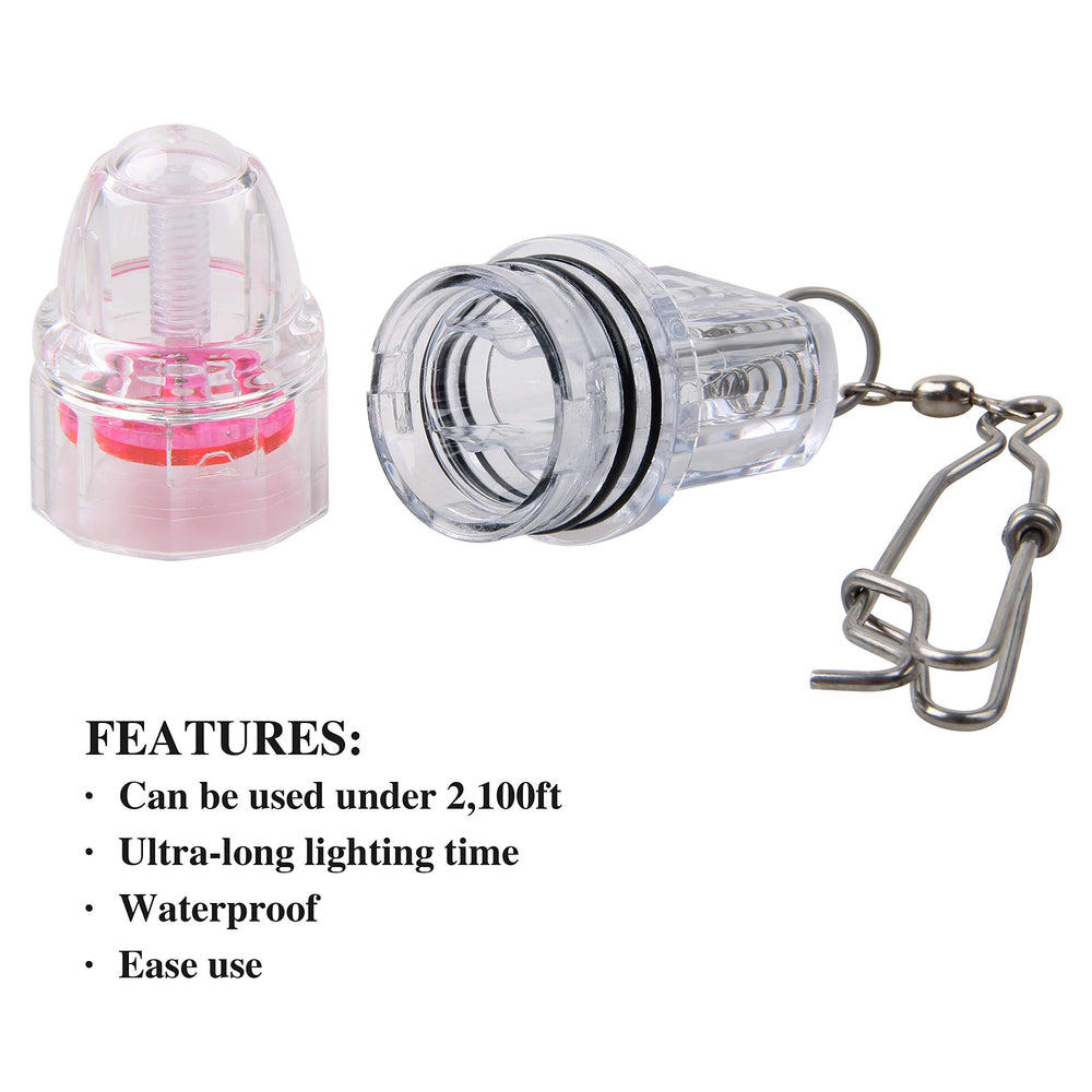 OROOTL LED underwater fishing light red color
