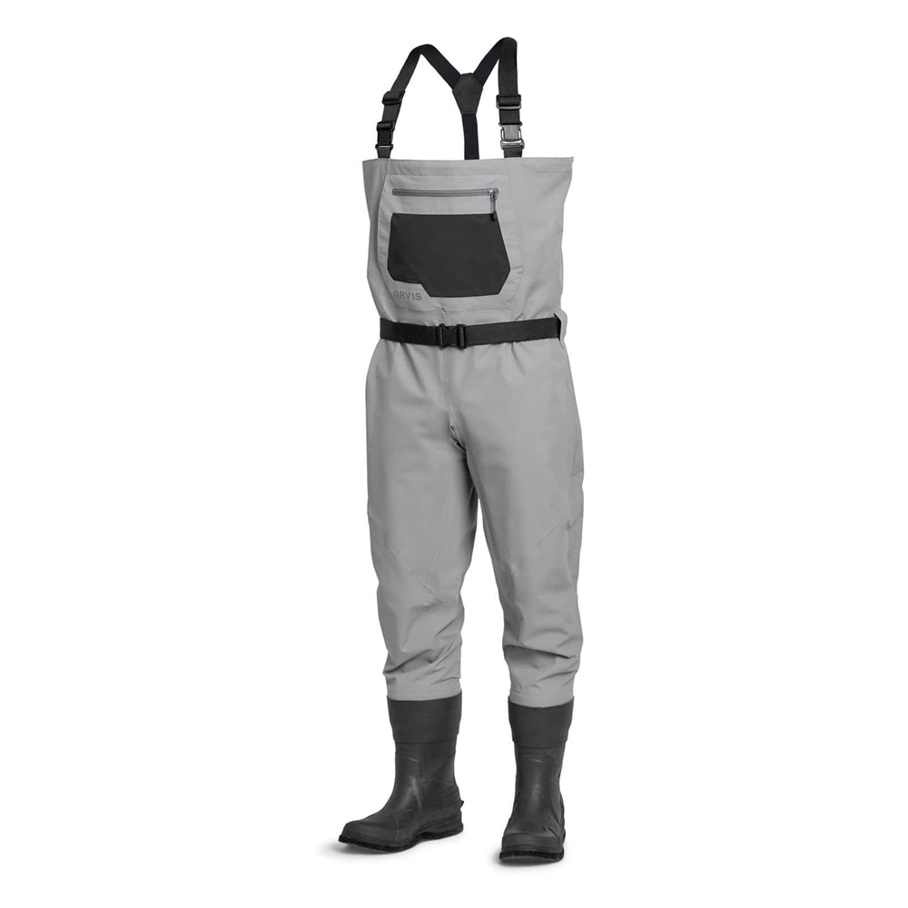 Orvis Clearwater bootfoot wader with vulcanized neoprene sole for steady grip in cold streams