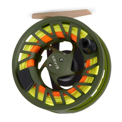 Orvis Clearwater Cast Reel IV die-cast body emphasizes durability for rugged waters.