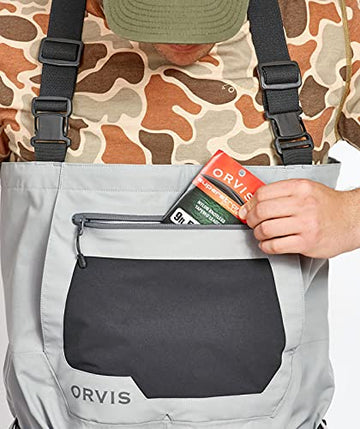 Orvis Clearwater four-layer breathable nylon waders enhance day-long comfort