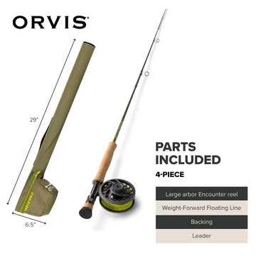 Back view of the Orvis Encounter Fly Rod Outfit