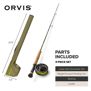 Orvis Encounter Outfit ready-to-fish setup, quick-start convenience.