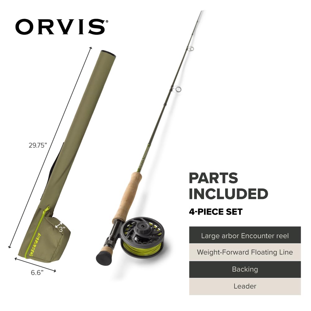 Orvis Encounter Outfit ready-to-fish setup, quick-start convenience.