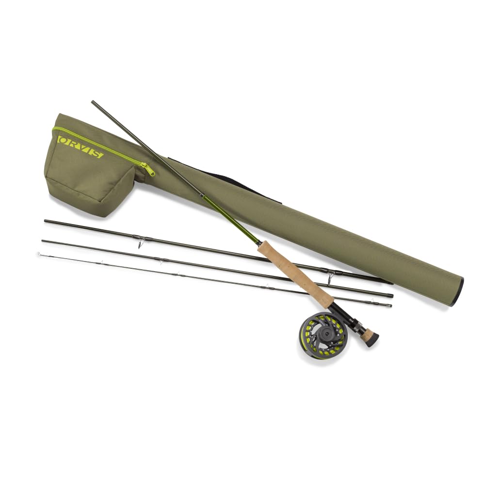 Orvis Encounter Outfit rod, balanced for easy casting and comfort.