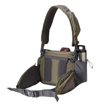 Orvis Guide Hip Pack Dusty Olive - front compartment with mesh pockets
