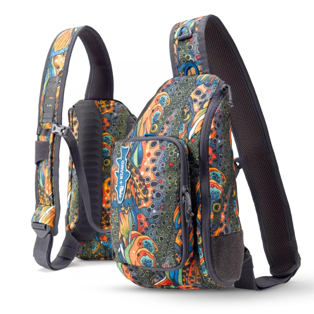 Orvis Mini Sling Pack front view with accessible 5-liter storage for fly gear