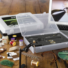 Orvis Premium Fly Tying Tools Set features durable tools for reliable fly assembly.