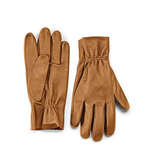 Close-up of soft sheepskin leather on Orvis Uplander gloves