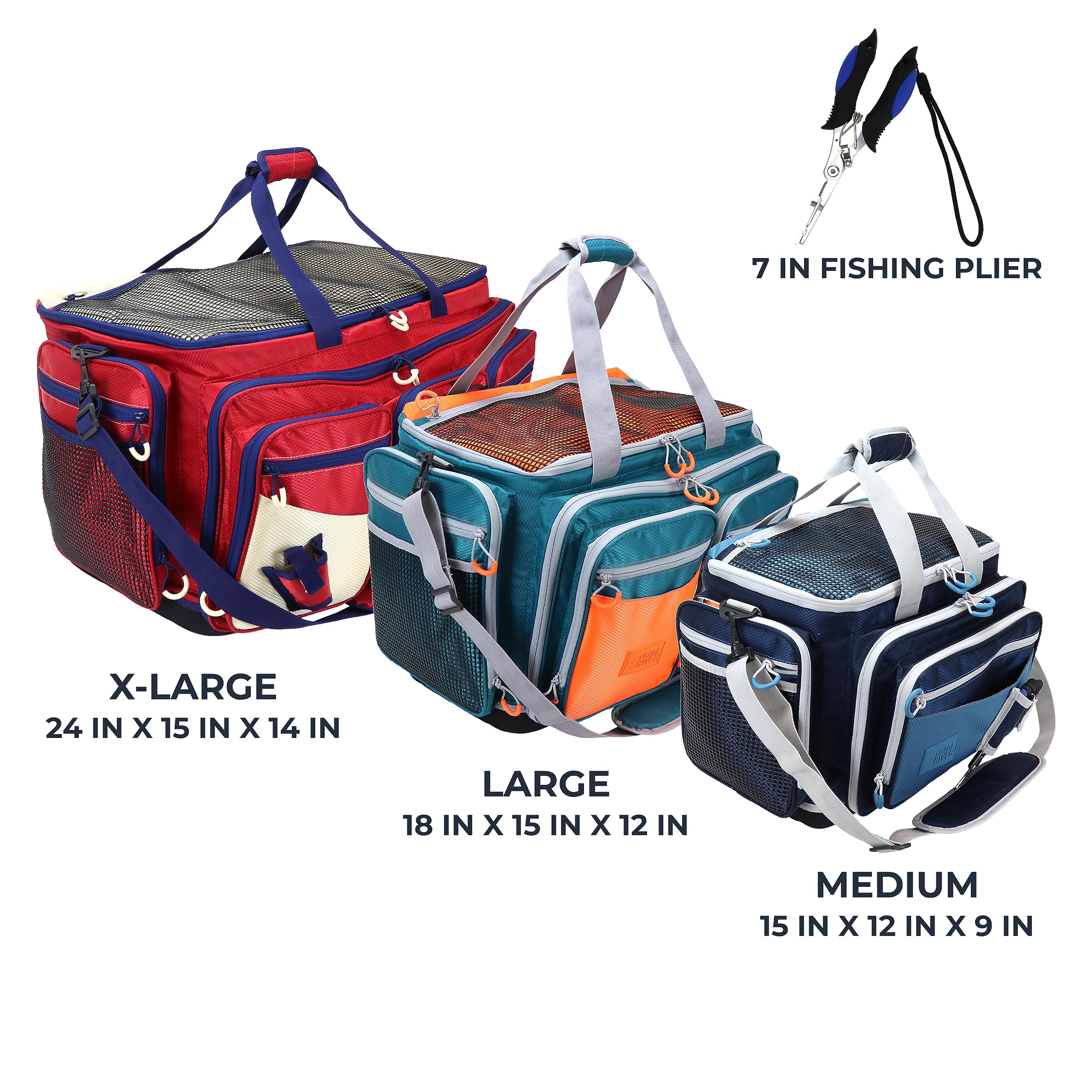 Exterior rubber mesh pockets and zippered pocket for quick access