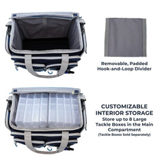 Removable padded shoulder strap for comfortable all-day carrying