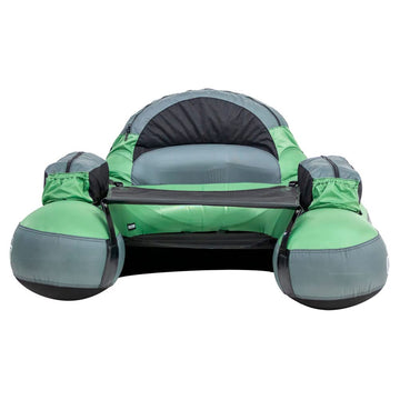 Summit float tube with compression bag for easy packing and transport