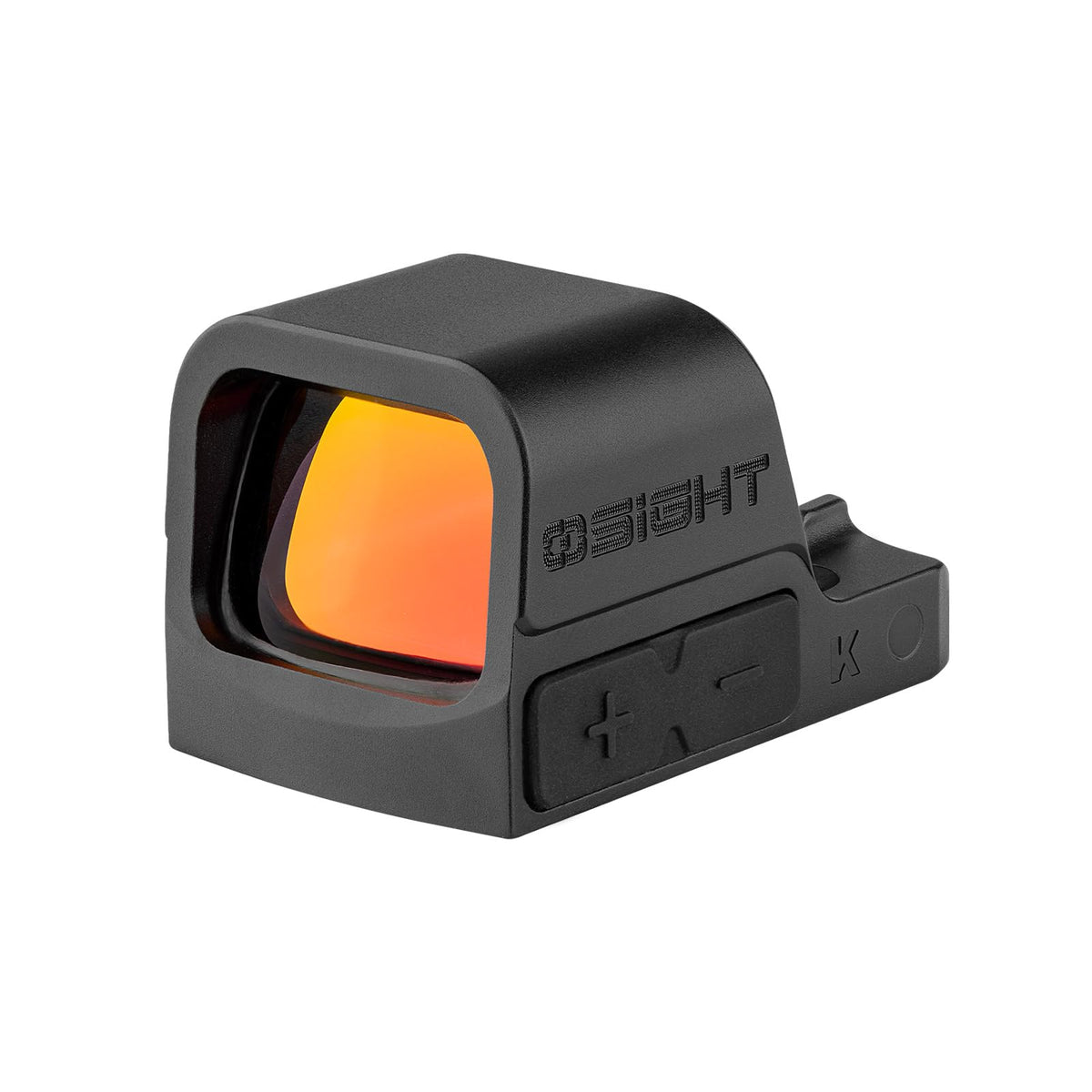 Osight K Micro red dot mounted on slide, enabling rapid target acquisition in high-stress scenarios
