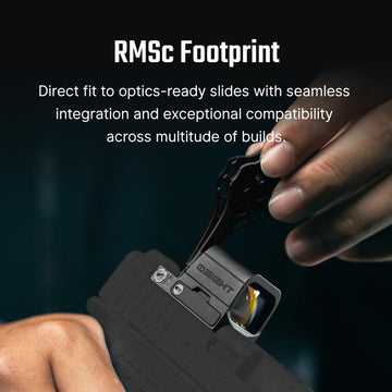 Osight SE compact-reflex-sight fits tight spaces for rapid shots.