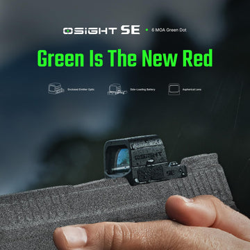 Osight SE enclosed emitter optic demonstrates rugged protection against the elements for reliable field use.