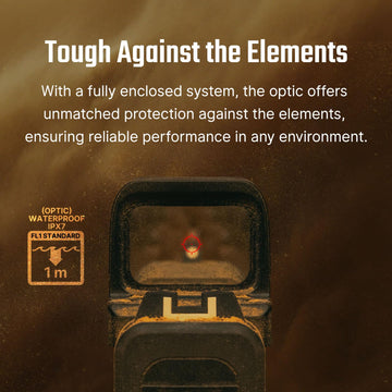 Osight SE side-load-battery enables quick swap without re-zeroing.
