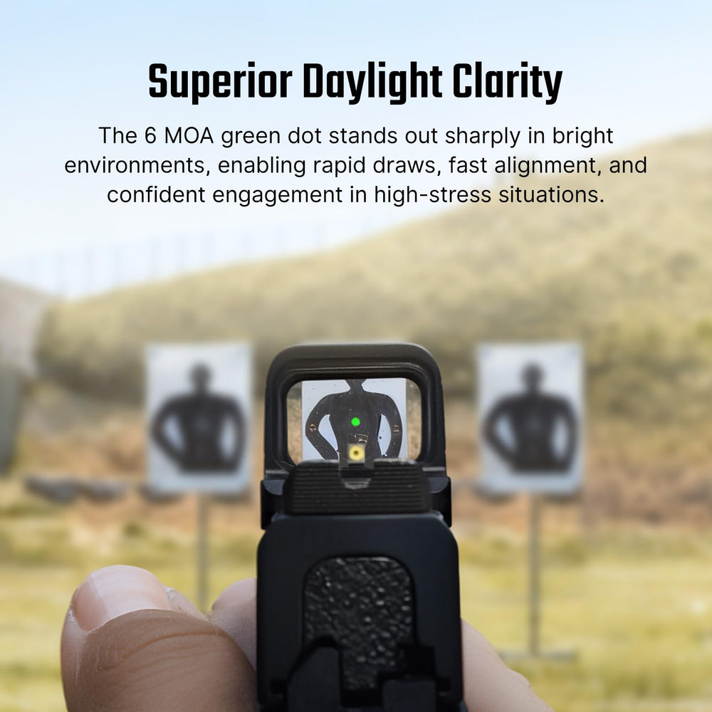 Osight SE side-loading battery enables quick, no-tool re-zeroing.
