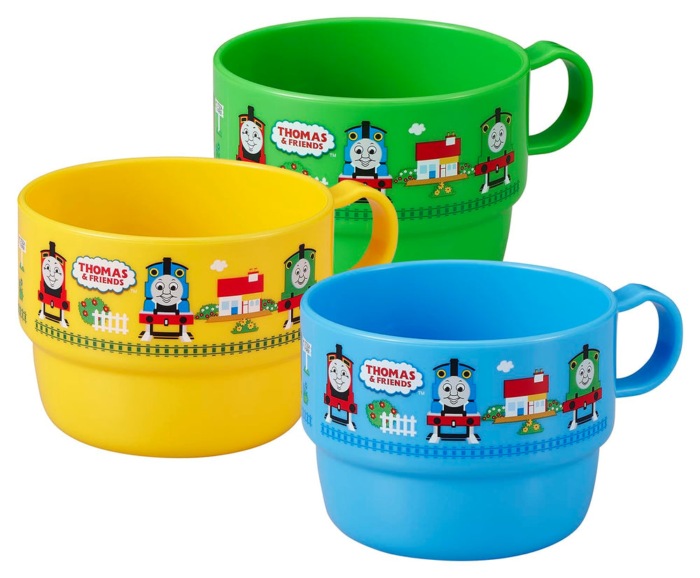 OSK Thomas & Friends 3 Cups Stack Set for tidy storage and quick access