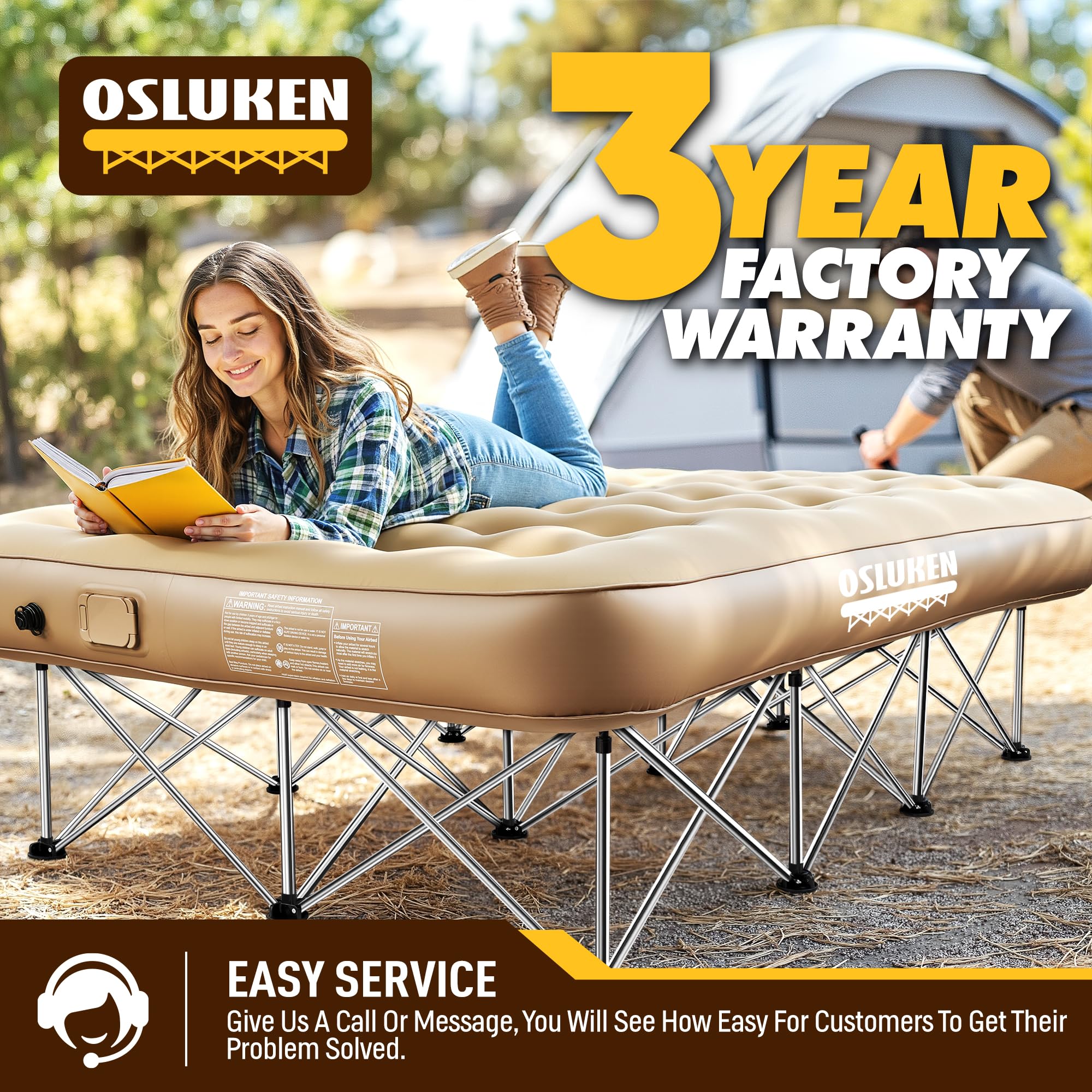 Osluken soft flocked top helps prevent slipping and adds comfort