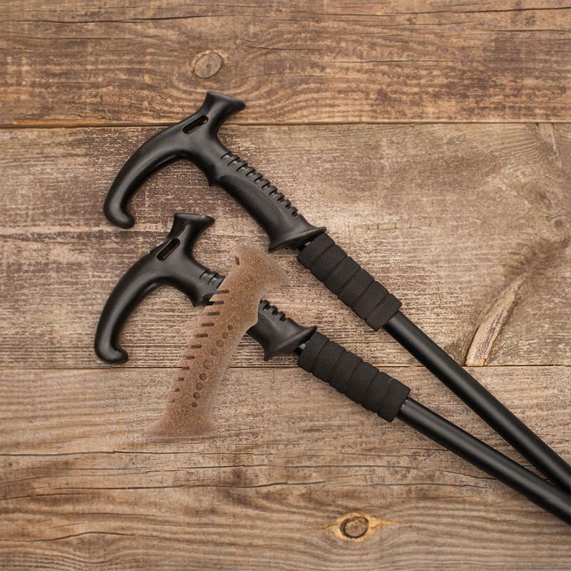 OSOLADY universal pole grips fit trekking and ski poles.