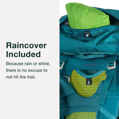 Osprey Ace 50L kids backpack torso-length adjustment detail for growth