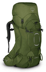 Osprey Aether 55L backpanel AirScape for breathable close-to-body carry on rugged trails