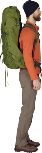 Osprey Aether 55L showing custom-fit hipbelt for comfortable carry