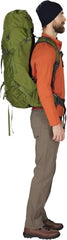 Osprey Aether 55L showing custom-fit hipbelt for comfortable carry