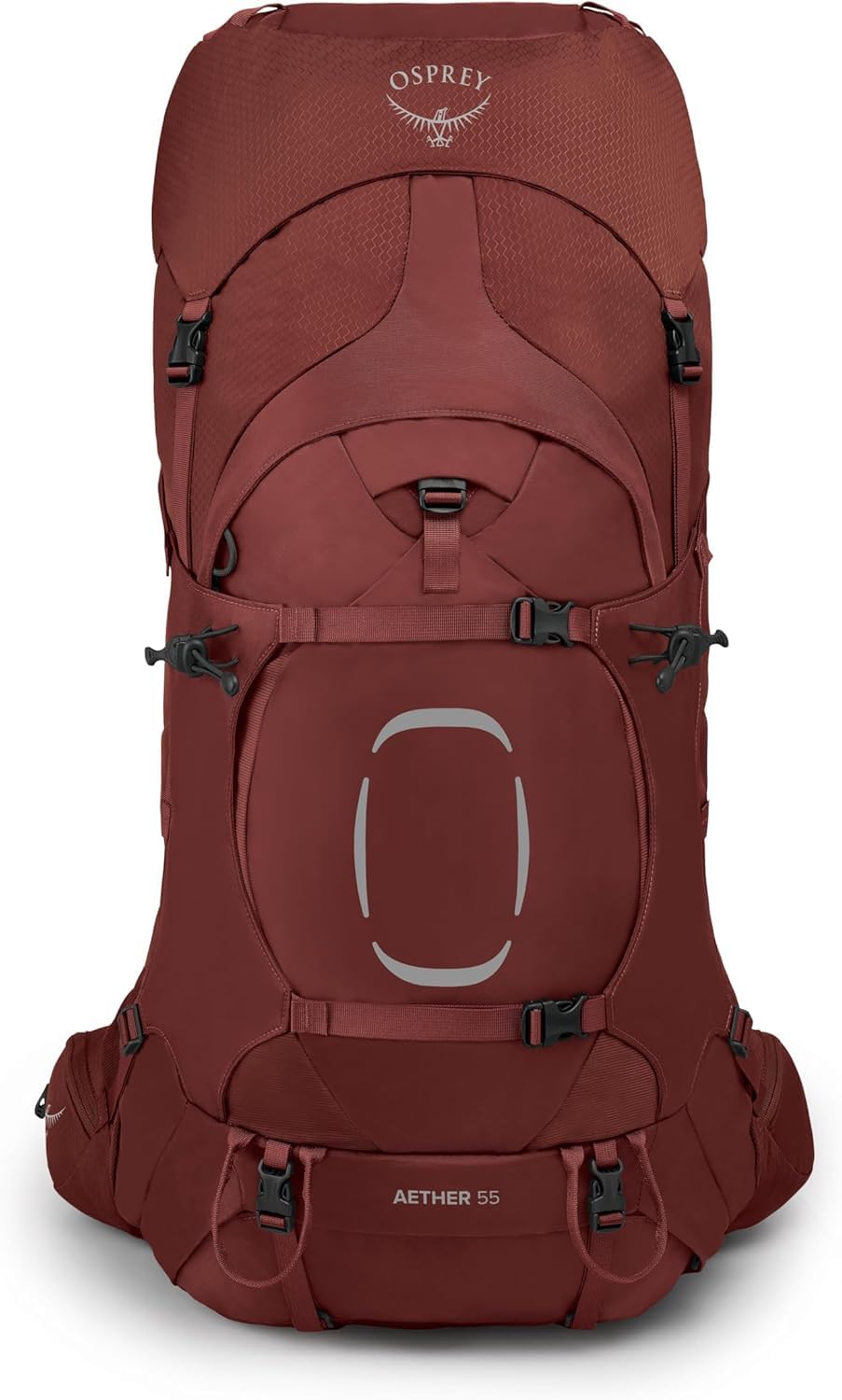 Osprey Aether 55L sleeping bag compartment helps organize essentials for quick access at camp