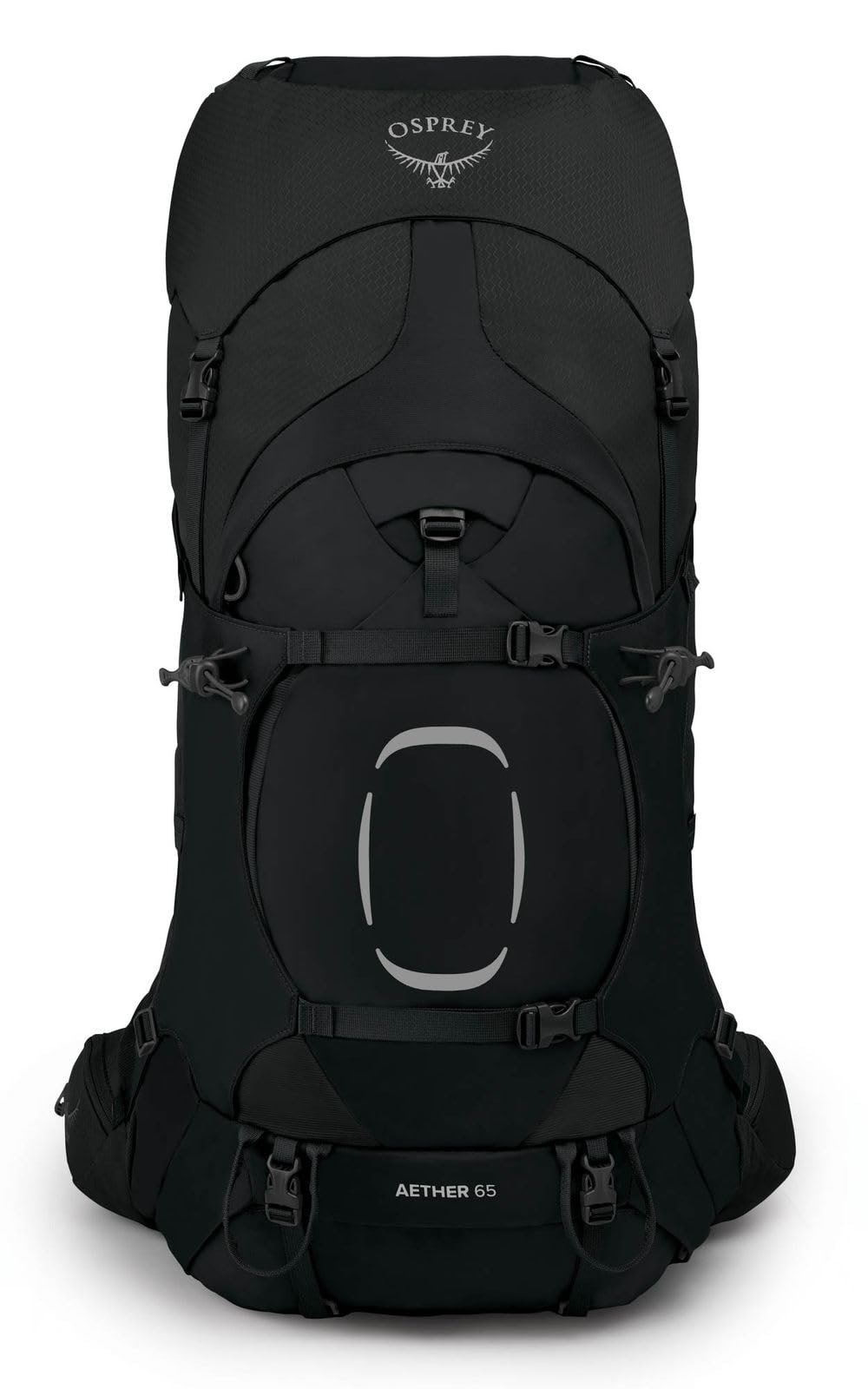 Osprey Aether 65L adjustable torso-length feature highlights personalized support on extended treks.