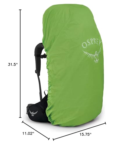 Osprey Aether 65L custom-fit hipbelt demonstrates adjustable comfort for diverse body shapes.