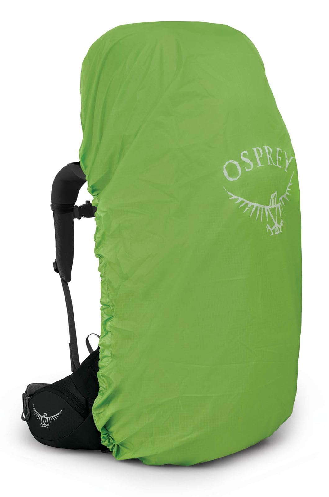 Osprey Aether 65L sleeping bag compartment highlights organized gear access on camps.