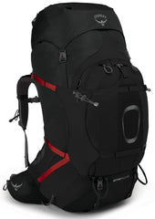 Osprey Aether Plus 100L front view highlighting the spacious main compartment for long trips