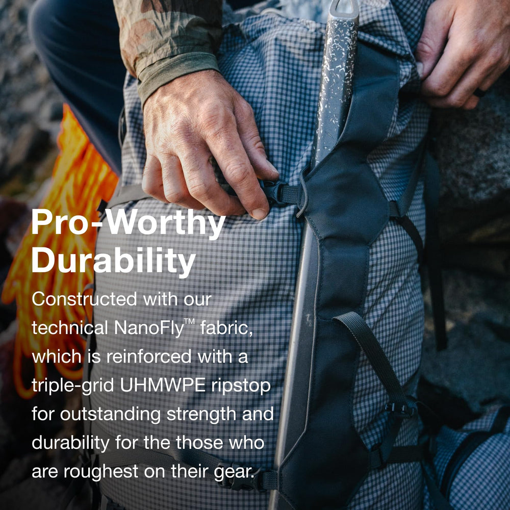 Hipbelt pockets on the Aether Pro offer quick-access gear.