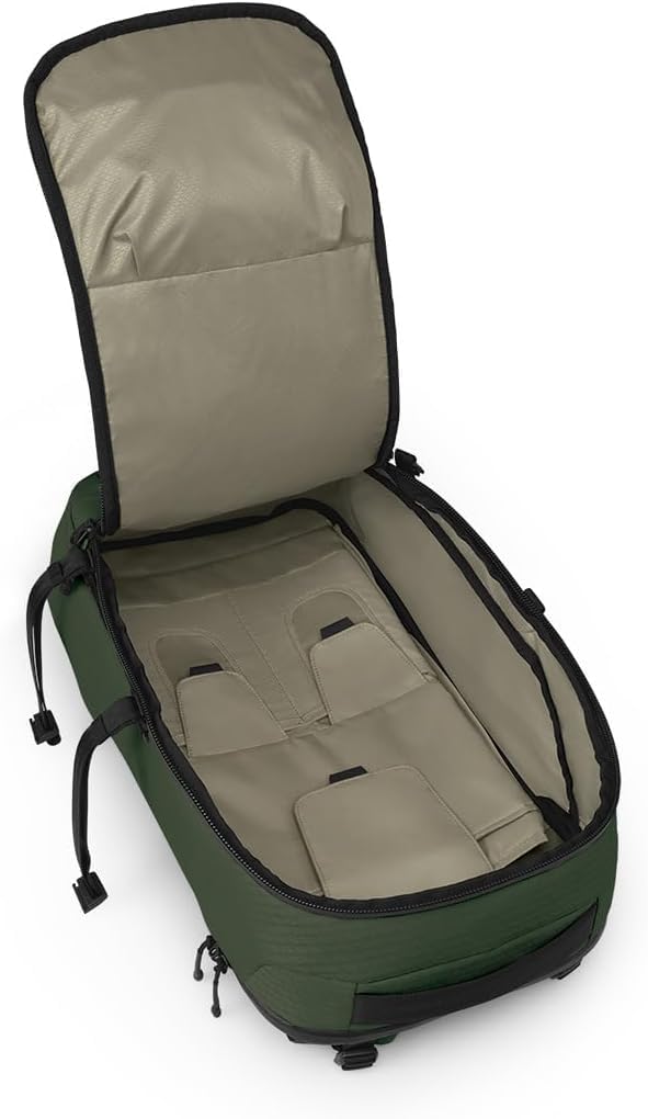 Osprey Archeon 24L NanoTough coated fabric for durability and weather protection.