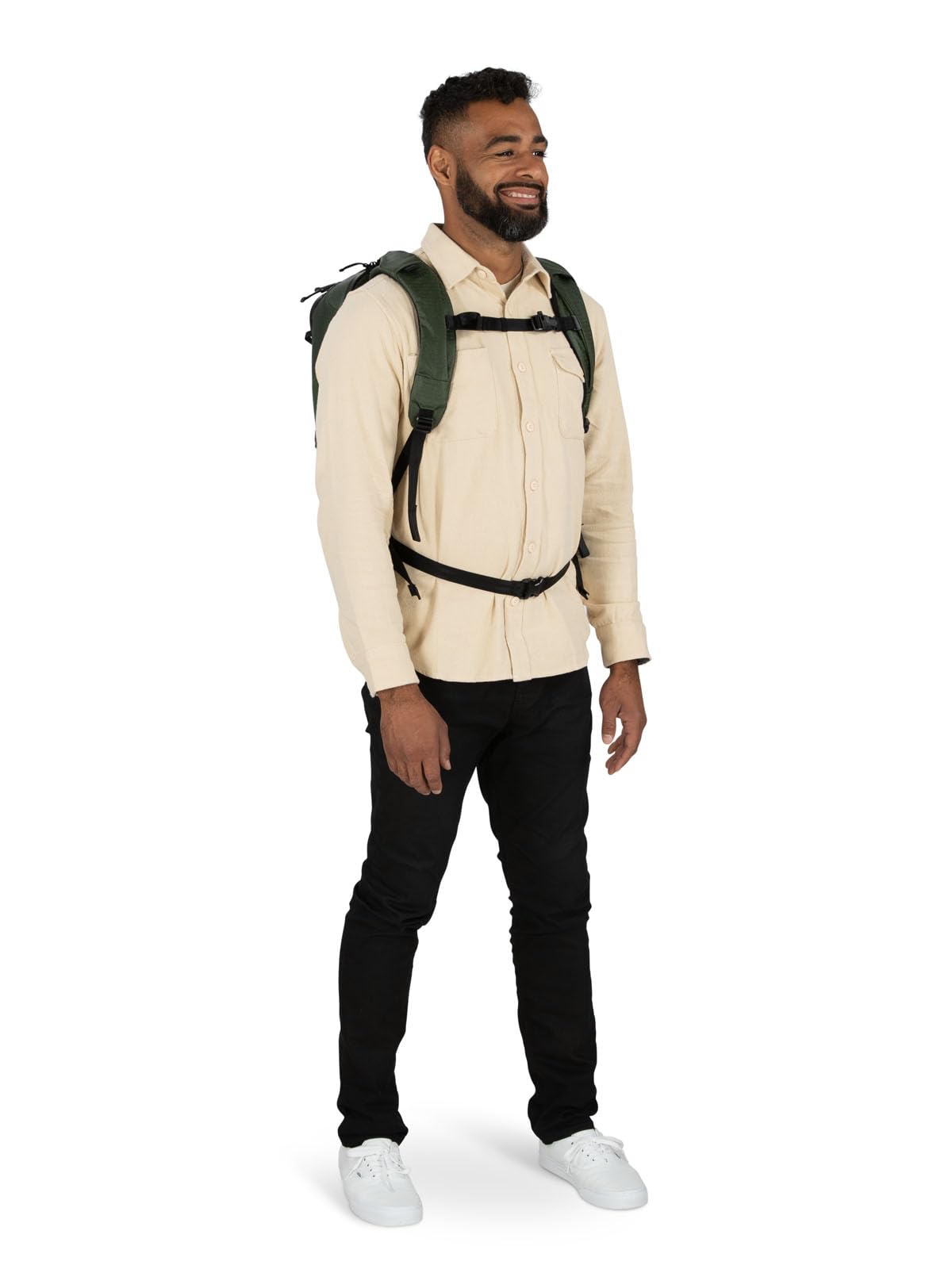 Osprey Archeon 24L padded laptop sleeve protects equipment during transit.