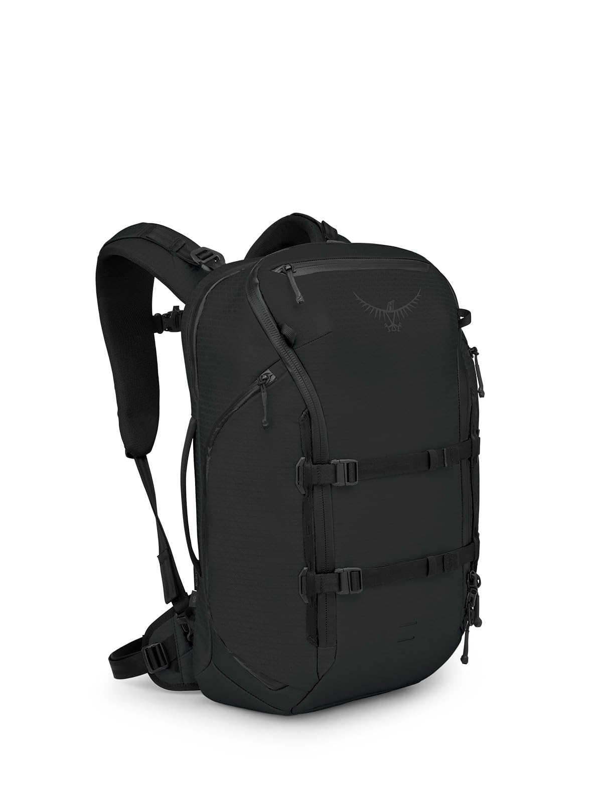 Osprey Archeon 30L front view shows rugged, durable backpack build.