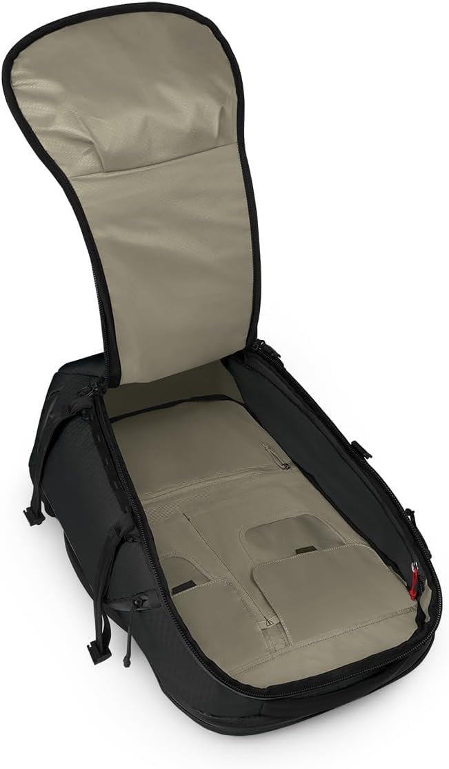 Osprey Archeon 30L nanoTough coating enhances durability and water resistance.