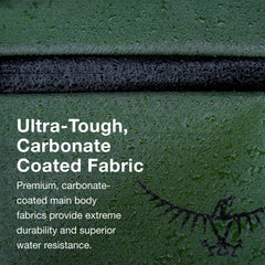 Osprey Archeon 30L front quick-release straps enable flexible carry.