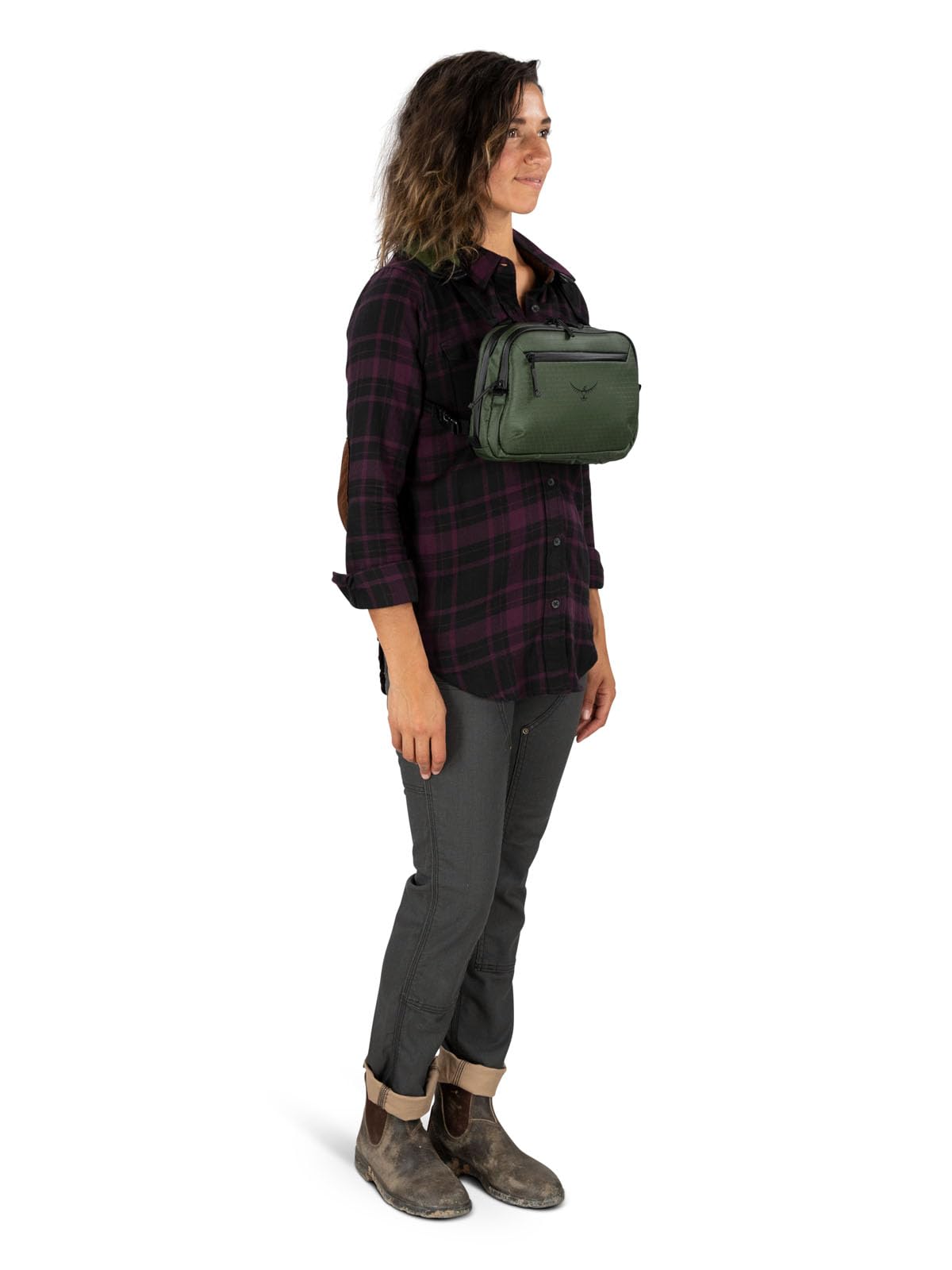 Osprey Archeon Commuter Chest Rig Bag minimalist black urban look.
