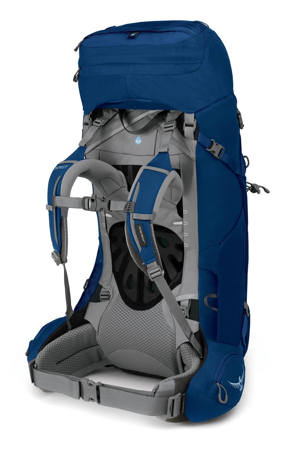 Osprey Ariel 55L custom-fit hipbelt enables precise, comfortable carry for diverse body shapes