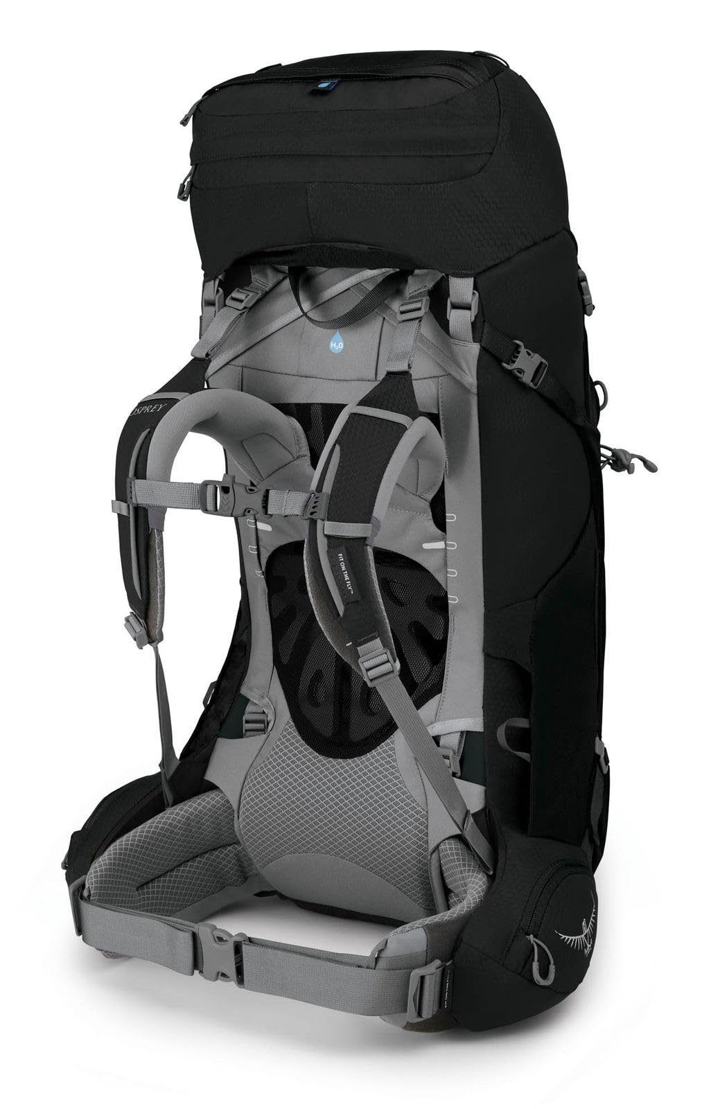 Osprey Ariel 55L extendible hipbelt for a customized fit across waists
