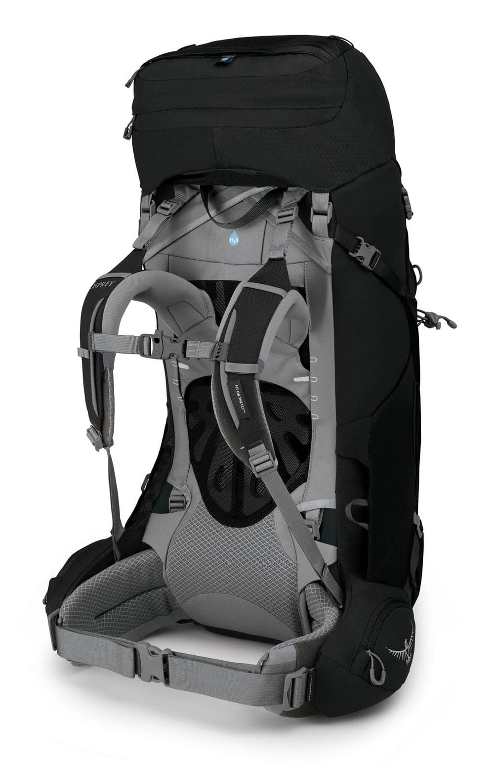 Osprey Ariel 55L extendible hipbelt for a customized fit across waists