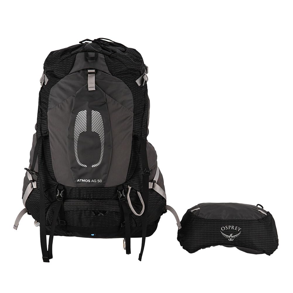Osprey Atmos AG 50L bluesign fabrics and recycled build details