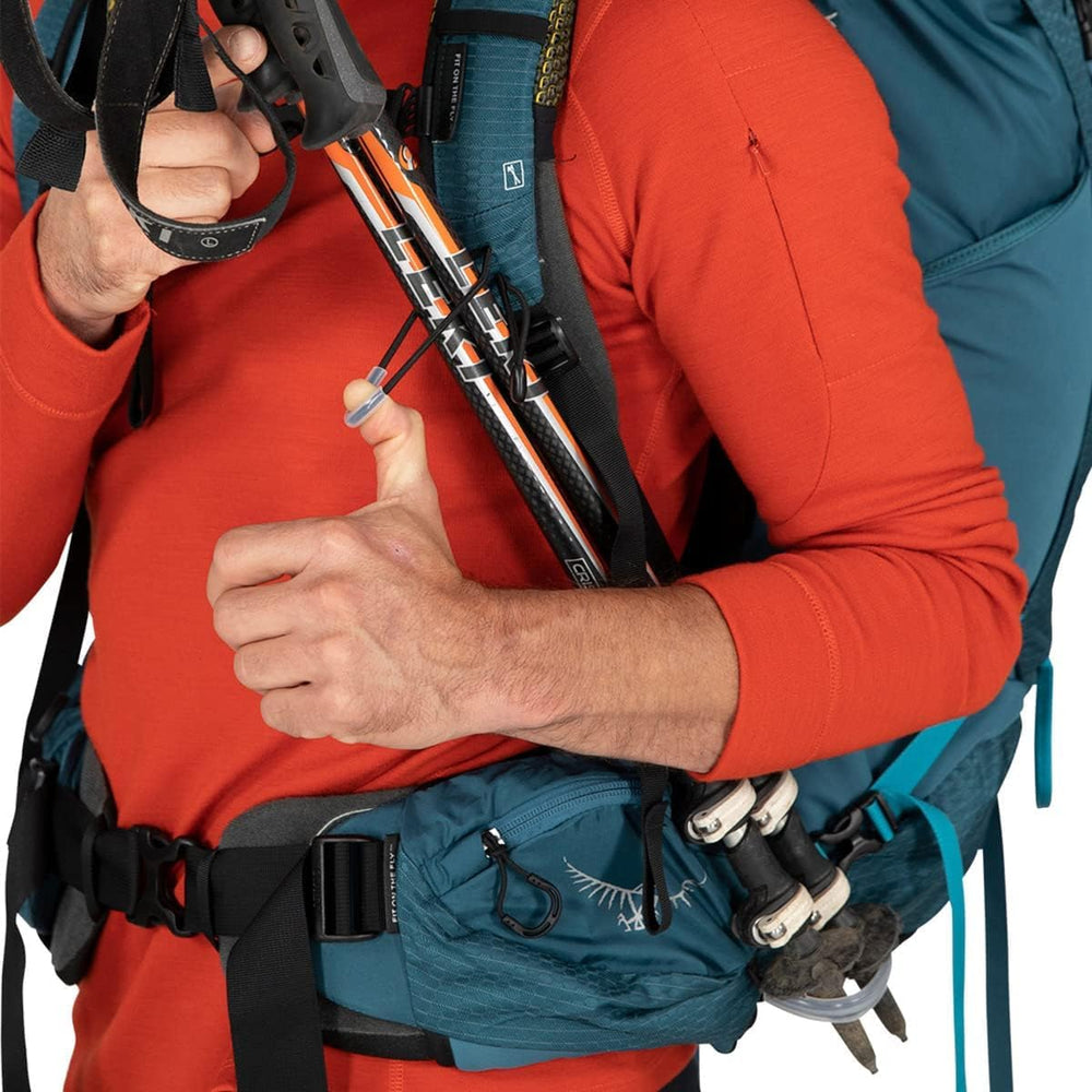 Osprey Atmos AG 50L recycled fabrics highlight eco-friendly build
