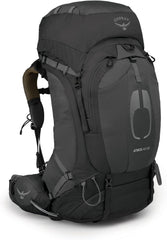 Osprey Atmos AG 65 backpanel harness demonstrates adjustable fit for all-day comfort